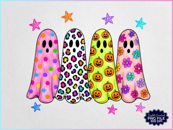 Download Preppy Ghost Halloween PNG - Halloween png Collection