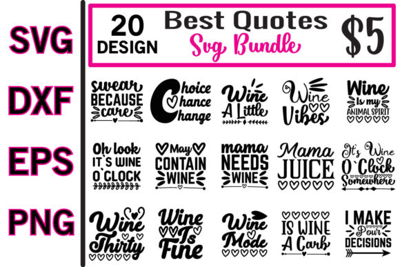 Download Best Quotes SVG Bundle - Premium Bundle
