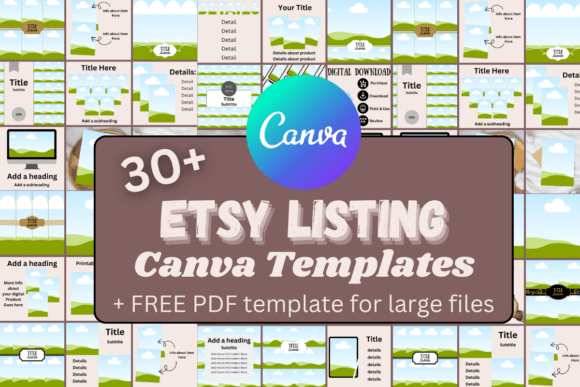 Download 30+ Etsy Listing Canva Template Set +PDF - Template Collection