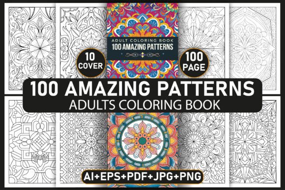 Download 100 Amazing Patterns Adult Coloring Page - 100 amazing patterns Collection