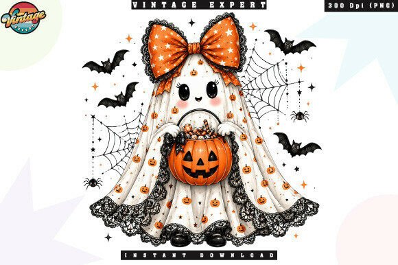 Download Pumpkin Bucket Ghost Halloween PNG - Halloween png Collection