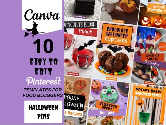 Download Halloween Pinterest Templates for Canva - Template Collection